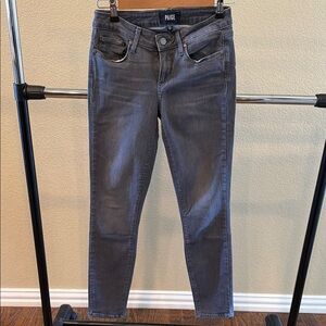 PAIGE Women's Gray Skinny Jeans - Classic Mid-Rise Fit